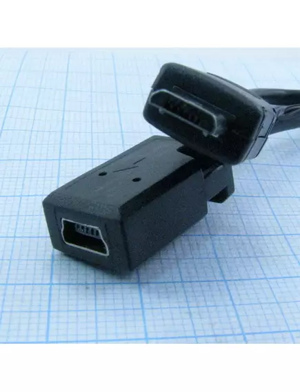 ПЕРЕХОДНИК microUSB (M) на miniUSB (F) 0.1m (переходник DX2 ) (MiniUSB-F to micro USB-M 0.1m) - USB переходники - Радиомир Саратов