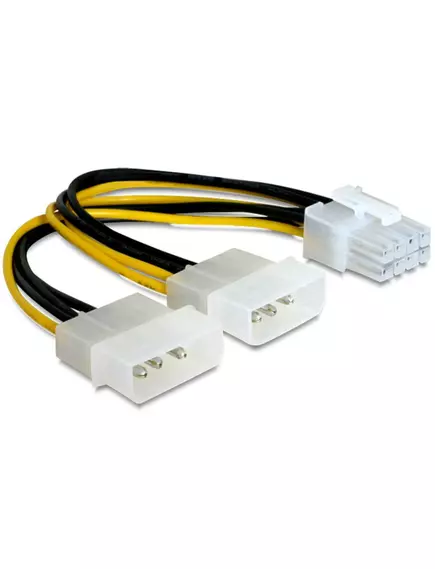 Разветвитель питания Cablexpert, 2хMolex->PCI-Express 8pin, для подключения в/к PCI-Е (8pin) - Разветвители питания - Радиомир Саратов
