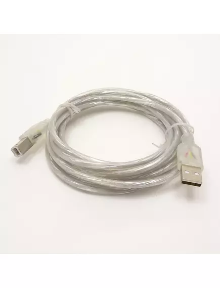 КАБЕЛЬ USB >USB  AM-BM ver.2.0 3,0м Силикон; 100% экран (для подключ.принтера) ( DAYTON 16 -0017-3.0 ) - USB-AM x USB-BM (принтер) - Радиомир Саратов