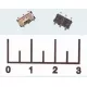 Перекл. движковый 6PIN (2гр.x3pin) (CCB050) 2 положен. ON-ON (7x3,5x1,5мм) толкатель (h2х1,5х1 мм) SMD горизонт. монтаж, корп. пласт. №72 - Движковые/Ползунковые - Радиомир Саратов