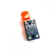 Пусковая кнопка Для электроинструмента, 4pin, AC250V, 4/2A, под винт, 31x19x19мм, толкатель: оранжевый, корпус: черный, 1202 Утенок (№102) без фиксации; - Кнопки для Электроинструмента - Радиомир Саратов