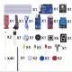 КОНСТРУКТОР ЭЛЕКТРОННЫЙ ARDUINO (стартовый,обучающий набор) (Модуль ArduinoUNO R3 на м/контр.ATmega328P(SMD); плата беспаечн.(400pin);1 х USB кабель;датчик температуры; 2 зуммера; модуль уровня воды; 4-разрядный дисплей трубки; звуковой модуль-1 шт., цвет - Наборы деталей ARDUINO - Радиомир Саратов