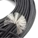 Кабель силовой силиконовый 12 AWG (3,4мм2) (ЧЕРНЫЙ); ЦЕНА за 1м; Медь луженая. Температурный диапазон -60С до +200С. Непрерывный ток 30A. Количество жил: 680шт,х 0.08мм - Силовой силиконовый кабель, мягкий, термостойкий - Радиомир Саратов