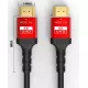 КАБЕЛЬ HDMI  1.0м "шт" - HDMI "шт" 8K/60Гц, 4K/120Гц HDMI 2.1v красный-позолоченный Разрешение: 8K/4K/2K HD - Version 2.0/2.1 - Радиомир Саратов