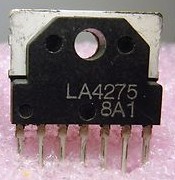 Микросхема LA4275 orig /NF-E, 25V, 3,5A, 6W (25V/8к) / SIL7