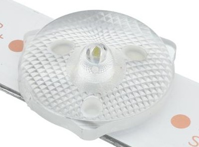 Светодиодная планка для подсветки ЖК панелей 55" 3V (12линз) LED55D12A-ZC62AG-11D (3 планки по 1080 мм 12 линз) (комплект 3шт.) фото 3