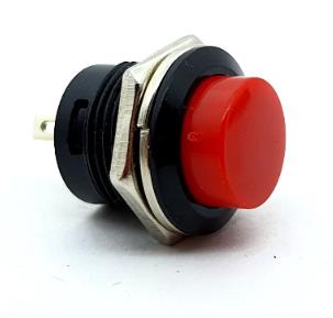 Кнопка круглая, 2pin, OFF-(ON) без фиксации, AC 220/250V 3.0A, под гайку М16, нормально разомкнут, корпус: красный (DS-307, DS-212, D-307, R13-507) Кнопка круглая, 2pin, OFF-(ON) без фиксации, AC 220/250V 3.0A, под гайку М16, нормально разомкнут, корпус: красный (DS-307, DS-212, D-307, R13-507)