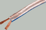Акустический кабель Алюминий прозрачный   2X0,35 (22AWG) (бухта 100м)  (17477)  (CCA/SCC) (SCC-TR-0.35)  BLUELINE  t: -25С до +40С   (PREMIER 25-012/ 