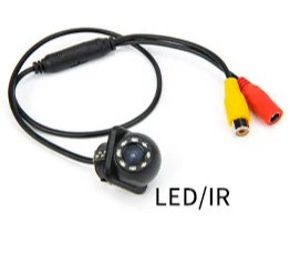 ВИДЕОкамера АВТОМОБИЛЬНАЯ W04 NTSC/PAL с ИК (IR) подсветкой - 8LED, с парковочной разметкой/Заднего вида (зеркальная) d объектива=10мм; Угол обз/-170° фото 2