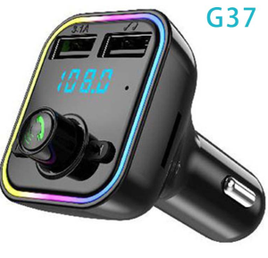 Автомобильный FM‑модулятор G37 с Bluetooth – удобное решение для воспроизведения музыки и громкой связи в автомобиле; Вход:12V-24V (в прикур.авто); Автомобильный FM‑модулятор G37 с Bluetooth – удобное решение для воспроизведения музыки и громкой связи в автомобиле; Вход:12V-24V (в прикур.авто);