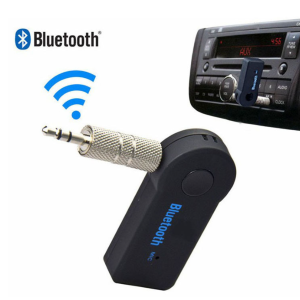 Приемник Bluetooth v3.0+EDR Музыка без проводов для авто и дома A2DP стерео 2,4GHz; Дальн: до 10м; шнур USB-microUSB, перех.3,5 мм шт(AUX),громкая свя
