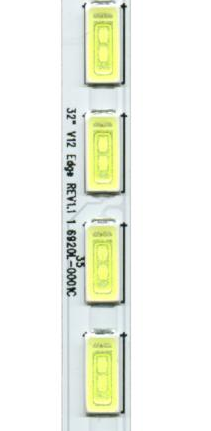 Светодиодная планка боковой подсветки 32" 6V (42LED) 6916L-0801B 32" V12 Edge Rev1.1 (32" V12 Edge REV1.1 1 6920L-0001C)  фото 2