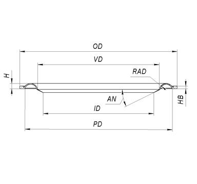 ПОДВЕС ДИНАМИКА 5" (127мм) Р125-8 (30ГДС-1,Корвет) Ткань В 0.87, Ф 125х110х89х82мм, высота 2.5мм -25794- фото 3 ПОДВЕС ДИНАМИКА 5" (127мм) Р125-8 (30ГДС-1,Корвет) Ткань В 0.87, Ф 125х110х89х82мм, высота 2.5мм -25794- фото 3