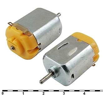 ДВИГАТЕЛЬ ЭЛЕКТРИЧЕСКИЙ DC6,0V (0.15W, реж. холост. хода -2800об/мин, 0.025A) F130-08450 (27х15х20мм вал 2мм длина 11мм) жест. выводы  (ФЕН)