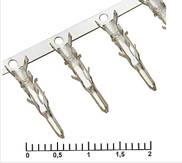 Контакт питания (штекер) (MF-M 4,20mm) (Для разъемов серии MINI-FIT) фото 2 Контакт питания (штекер) (MF-M 4,20mm) (Для разъемов серии MINI-FIT) фото 2