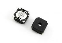 Зуммер (пассивный электромагнитный) пьезоизлучатель звука "M11EF (HYG8530A)" Мощность излучения :85dB, 90ma, 2.7kHz; пластиковый корпус: 8.5x8.5x3.0мм