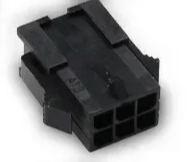 КОРПУС РАЗЪЕМА питания низковольт 6pin шаг 3.0мм (MICRO-FIT) гнездовая часть MMF-2x3M (ответная штыревая часть MMF-2x3F) с фиксац КОРПУС РАЗЪЕМА питания низковольт 6pin шаг 3.0мм (MICRO-FIT) гнездовая часть MMF-2x3M (ответная штыревая часть MMF-2x3F) с фиксац
