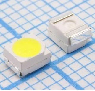 СВЕТОДИОД SMD 2835 0.114W 3V (2.8х3.5мм) (одинаковые контакты) Белый (5000K) 70Lm; 3,3v; 200mA (FYLS-3528UWC) фото 5 СВЕТОДИОД SMD 2835 0.114W 3V (2.8х3.5мм) (одинаковые контакты) Белый (5000K) 70Lm; 3,3v; 200mA (FYLS-3528UWC) фото 5