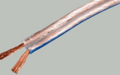 Акустический кабель Алюминий прозрачный 2X0,5 (20AWG) (бухта 100м) (CCA/SCC) (SCC-TR-0.50 2х16/0.20 d=2.3х4.6mm) BLUELINE t: -25С до +40С (PREMIER 25-