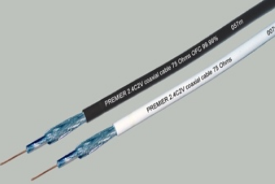 КАБЕЛЬ АНТЕННЫЙ 2,4C2V БЕЛЫЙ BC WT Коаксиальный 75 Om центр. жила Медь 2 экрана