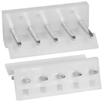 Разъем MPW-05 5pin шаг-5.08мм разъем питания штыревой открытый 25х09х12мм ( на плату, вертикальный) (ответная часть MHU-05)