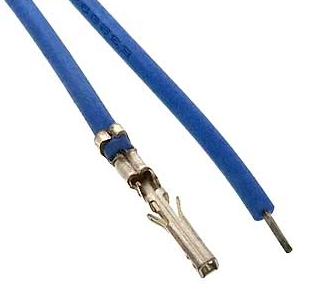 Контакт питания (гнездо) на проводе L=30см (MMF-F 3.00mm AWG24 0.3m blue) Синий (Для разъемов серии MICRO-FIT штекер) Контакт питания (гнездо) на проводе L=30см (MMF-F 3.00mm AWG24 0.3m blue) Синий (Для разъемов серии MICRO-FIT штекер)