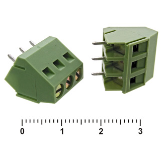 Клеммник винтовой(терминальный блок): XY103-3 (шаг 5,0mm) 3pin