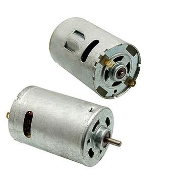 ДВИГАТЕЛЬ ЭЛЕКТРИЧЕСКИЙ DC12V (25.2W , реж. холост. хода -11000об/мин , 0.52A) R540-4065 (50 х 35мм цилиндрич.вал 3.17мм длина 18.4мм) жест. выводы (Ф