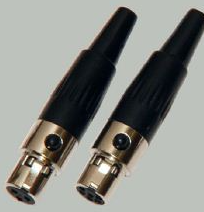 ГНЕЗДО CANON MINI (разьём XLR mini) 3PIN на кабель МЕТАЛЛ с фиксатором (ответная часть ШТЕКЕР - 13018) PREMIER (1-551-3) mini XLR