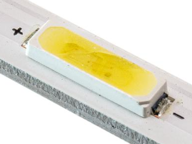 Светодиодная планка для подсветки ЖК панелей 20" 3V (24LED) LTM200KT10_Rev0.2 (255 мм, 24 светодиода) фото 2