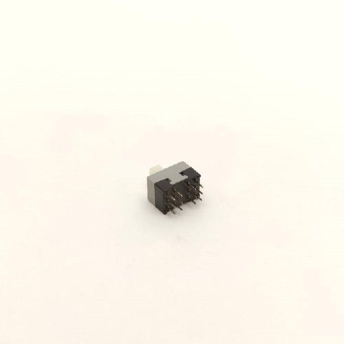 Микрокнопка прямоугольная модульная, 12pin, 4xON-OFF с фиксацией, 13,2x8,6x8,6мм (NC5624, PBS851-12) фото 2