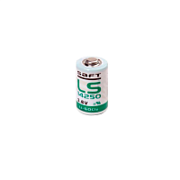БАТАРЕЙКА ЛИТИЕВАЯ  14250  3.6V  1200mAh  1/2AA  Li-SOCL2 (литий-тионил-хлорид)  SAFT  LS14250 Китай