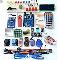 КОНСТРУКТОР ЭЛЕКТРОННЫЙ ARDUINO Улучшенный набор ( + ИЗУЧЕНИЕ ТЕХНОЛОГИИ RFID )  Модуль ArduinoUNO R3; плата бесп. (830pin) ; модульRC522 (считыватель