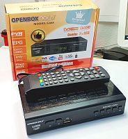 Цифровая ТВ приставка HD SKYBOX GOLD G666 DVB-T2 встроенный БП, LED дисплей, металлический корпус