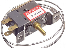 Терморегулятор для холодильника капиллярный WPF16A-L 3pin (3-КОНТАКТА) от -8 до -16С L капилляра=0,8м; I до 6A; U до 250V