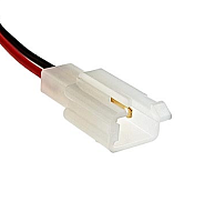 Разъем Межплатный кабель питания 2PIN (штекер) с проводами (красн/черн) сеч.0.75мм*(18AWG 300mm) серия:2.85 (DJ7021A-2.8-11)