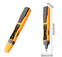 Тестер напряжения переменного/постоянного тока бесконтактный AC 24-1000V TESTER 48NS звуковая и световая индикации
