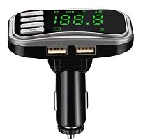 Автомобильный FM-Модулятор (трансмиттер)  Broad KCB-902 (Bluetooth 2.0/ MP3/ AUX)   In:12V-24V (авто прикур.); ур1*07390