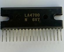 Микросхема LA4700 orig PA 2x12W BTL (13.2V/4 Ом) , Gv=50dB SIP18H