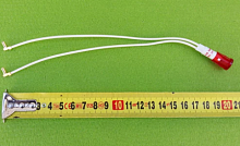 Лампа индикаторная с проводами KEDE K1-2/180009, 220VAC, Красная (d=9,4мм, 2провода L=19см ) T90*C, для бойлеров Ariston, Atlantic, Термекс, Real