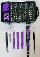 Набор прецизионных отверток  для точных работ 115 в 1 в кейсе для ремонта электроники, смартфонов, ноутбуков, часов, очков, игровых приставок и другой