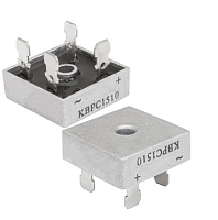 MOST 15A 1000V KBPC1510 (BR1510/MB1510/KBPC2510/KBPC2510=25A) под клеммы квадрат (27мм х 27мм х10мм)