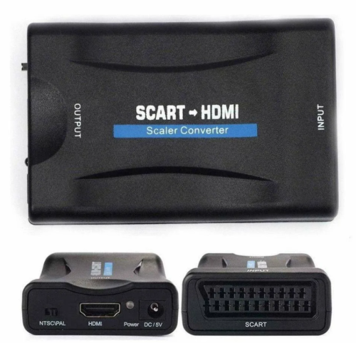 КОНВЕРТЕР HDMI в SCART  (In: HDMI (гн); Out: SCART(гн)) ver 1.4; "H-70" DC5V; PAL/NTSC; блок питания 5V 1 A в комплекте; предназначен для подключения 