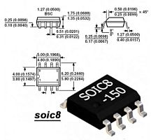 Микросхема AN6612S SMD orig /Motorregler/Speed Control, Ucc=1,8..4V/ SO8