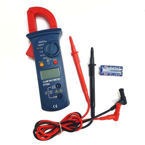 КЛЕЩИ ДЛЯ ИЗМЕРЕНИЯ ПЕРЕМ. ТОКА DT-202   Iac=0.01...400A/ Uac=0.1mV...450V/ Udc=0.1mV...600V/ R=20Kom/2MOm / звук.прозв.соед./автоматическое определен