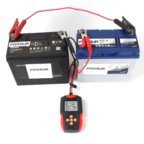 Тестер-анализатор аккумулятора автомобиля 12V/24V FBT-200, FOXSUR BATTERY TESTER, с ЖК-дисплеем: 2,7" , L проводов с "крокодилами"=65см, Испытания акк фото 3