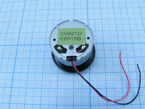 MOTOR  DVD/CD  CV921D (длина вала = 6 mm)  5,9V  с  держателем диска со штоком 4мм  на проводах (36085) фото 2