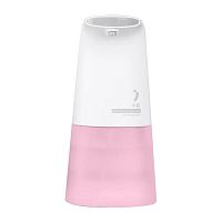 Мыльница сенсорная (диспенсер)  XIAOMI Simpleway Auto Foaming Hand Wash    (контейнер с мылом в компл, цвет: розовый)Дозатор с инфракр. датчиком и пен