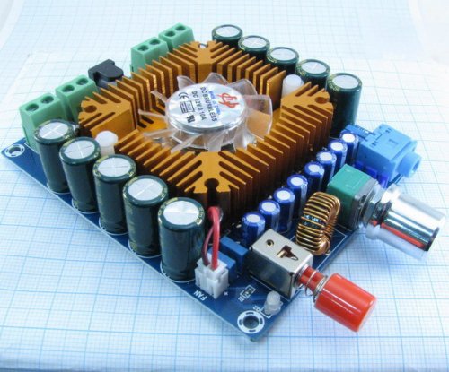 МОДУЛЬ: АУДИО УСИЛИТЕЛЬ ЦИФР.Стерео (4-канальн.по 50W) квадрофонический на TDA7850 HiFi (XH-M521) для проект. ARDUINO  Uпит=DC12V-24V; С выключателем  фото 2