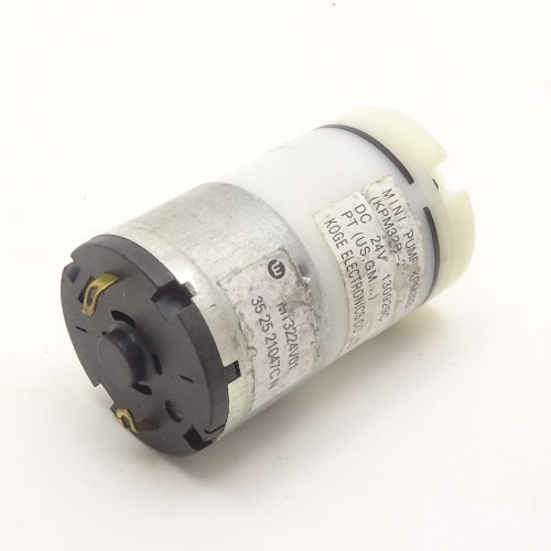 ПОМПА воздушная миниатюрная  Мотор: MT 3224V01/ KPM32B(KPM32B-24A)   2pin; пит:24VDC ; материал: металл+пластик; габариты: 55х32х32мм  фото 2